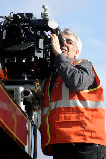 Filming "Rocky Mountain Express"